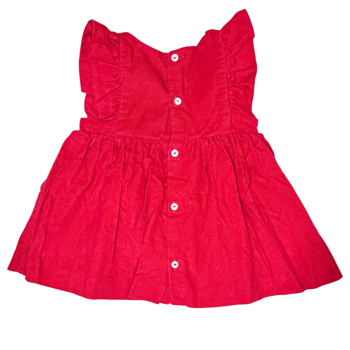 Robe à manches courtes de seconde main en velours pour bébé fille de 6 mois - Vue 2