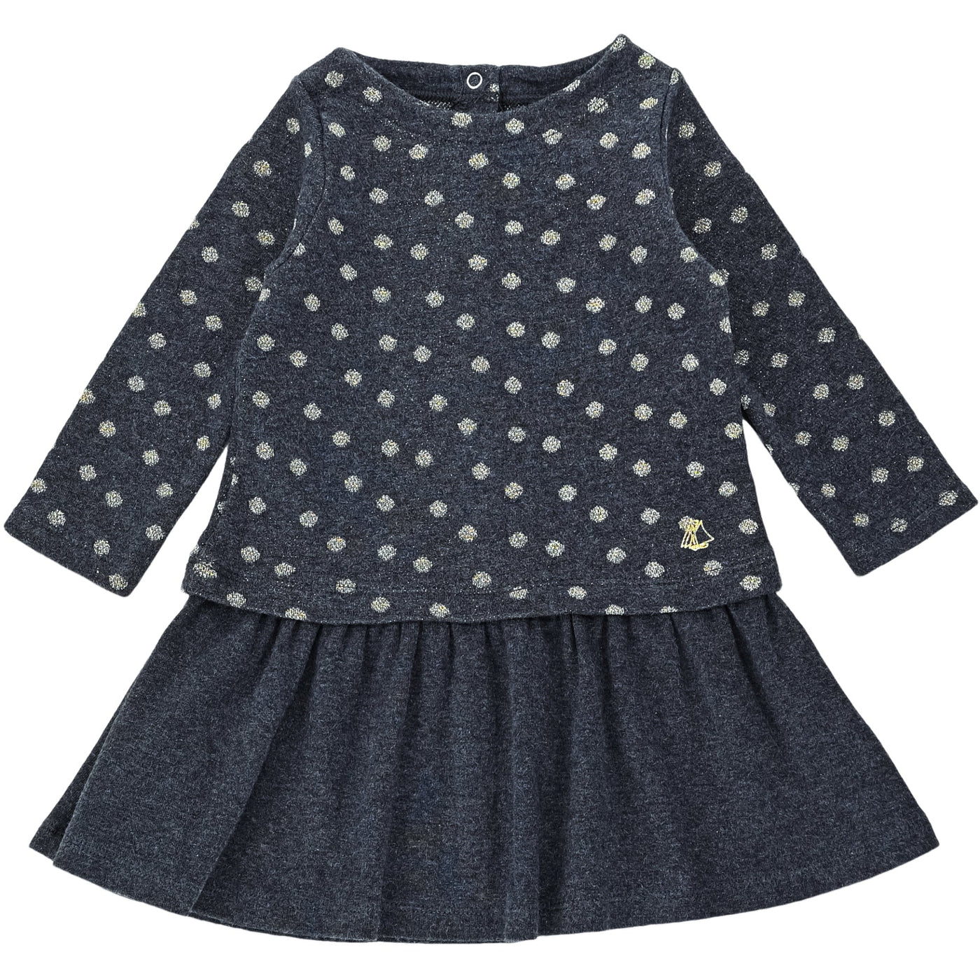 Robe à manches longues de seconde main en coton pour bébé fille de 12 mois - Vue 2