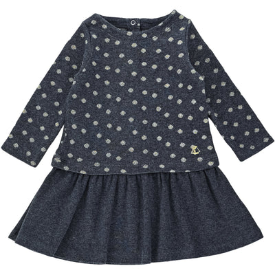 Robe à manches longues de seconde main en coton pour bébé fille de 12 mois - Vue 2