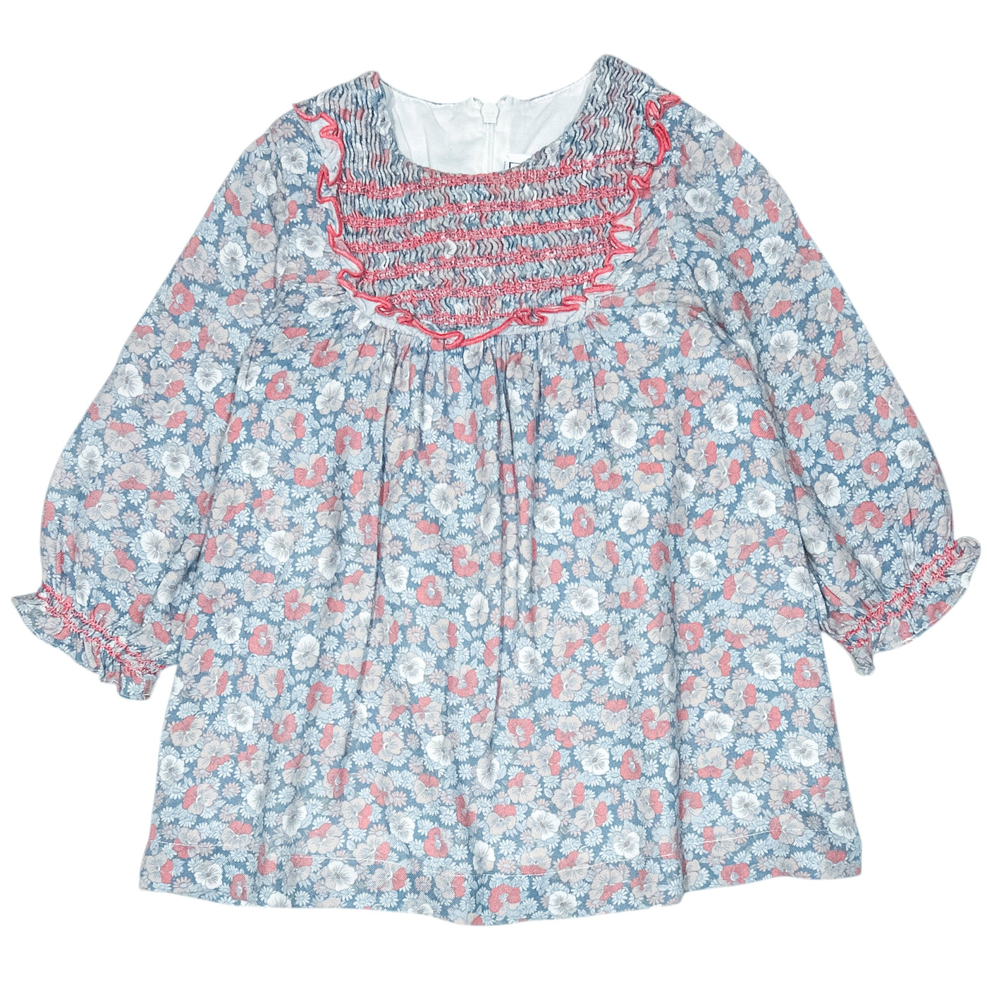 Robe à manches longues de seconde main en coton pour bébé fille de 18 mois - Vue 1