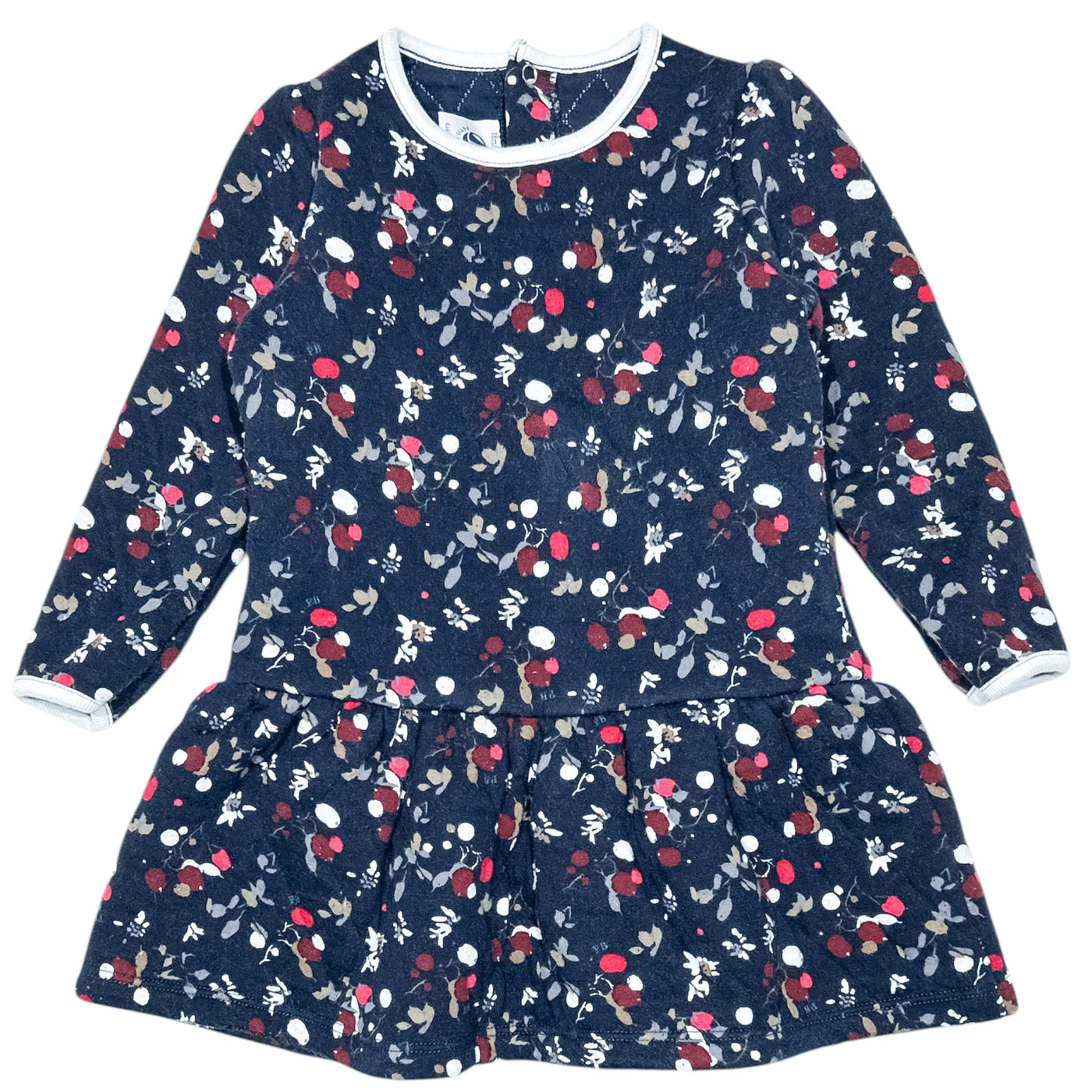 Robe à manches longues de seconde main en coton pour bébé fille de 18 mois - Vue 1