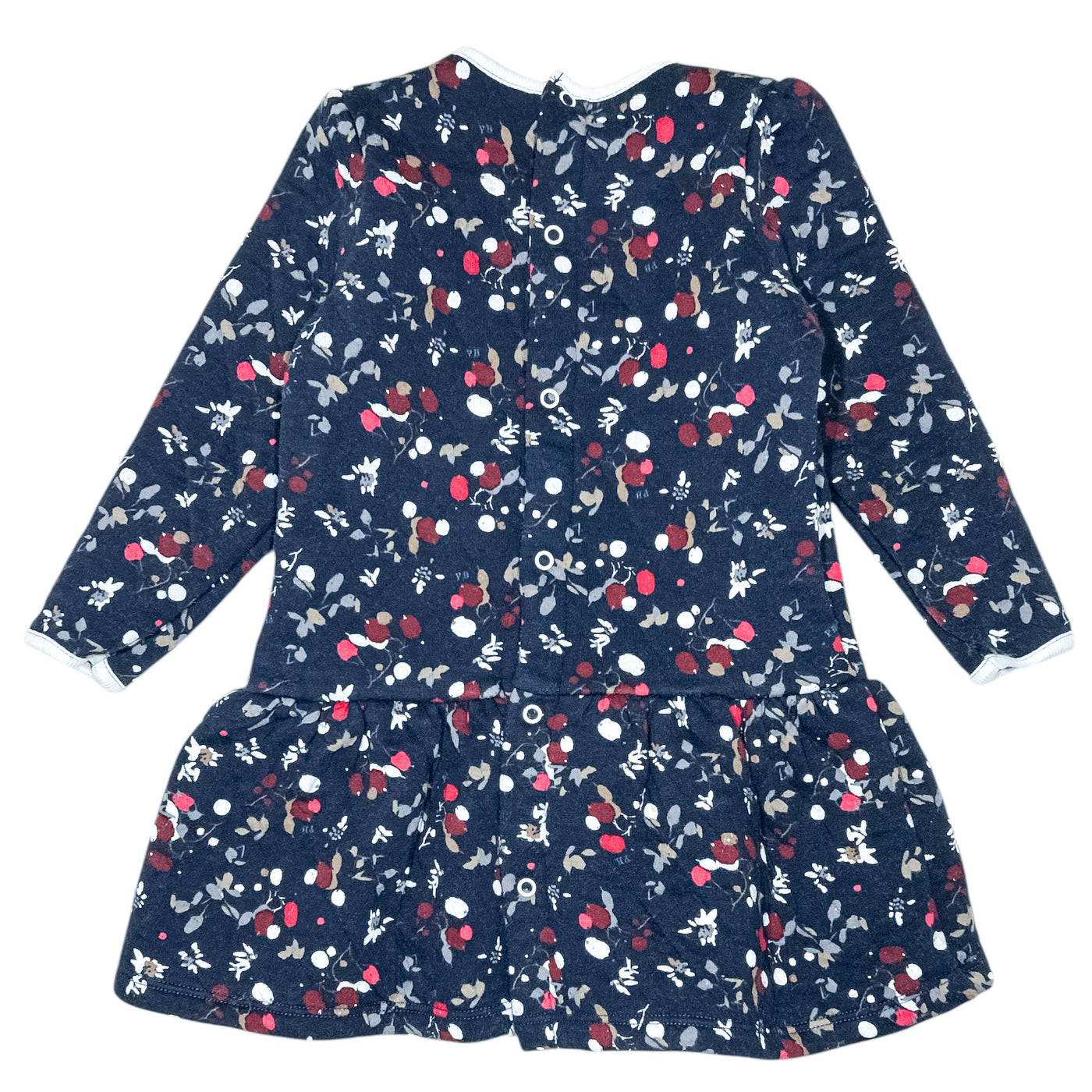 Robe à manches longues de seconde main en coton pour bébé fille de 18 mois - Vue 2