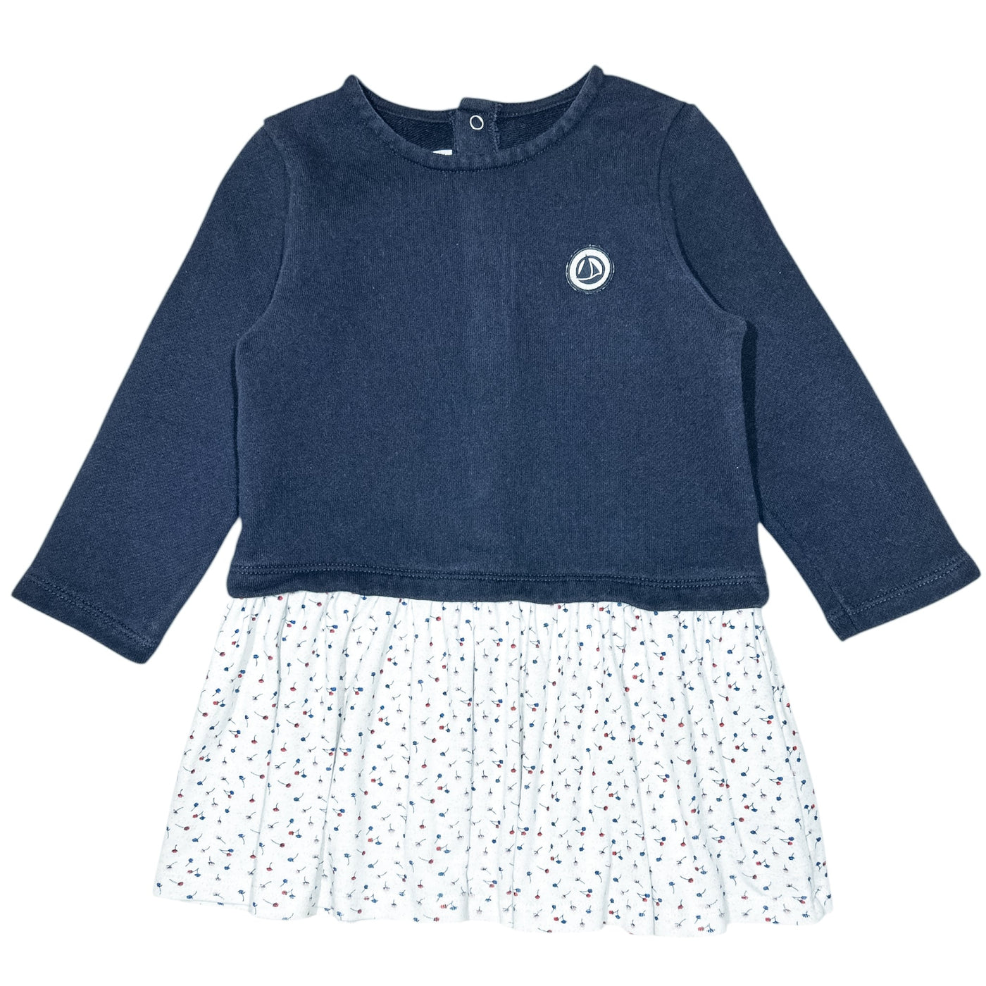 Robe à manches longues de seconde main en coton pour bébé fille de 18 mois - Vue 1