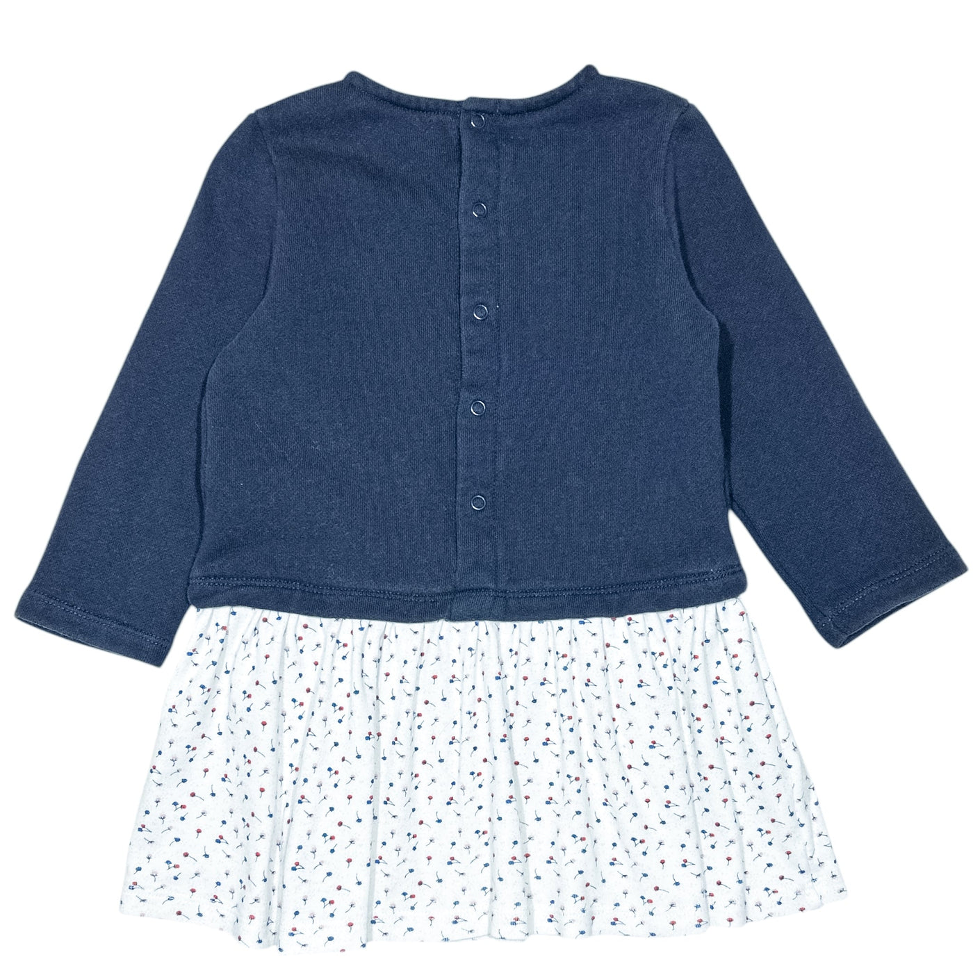 Robe à manches longues de seconde main en coton pour bébé fille de 18 mois - Vue 2