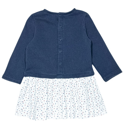 Robe à manches longues de seconde main en coton pour bébé fille de 18 mois - Vue 2