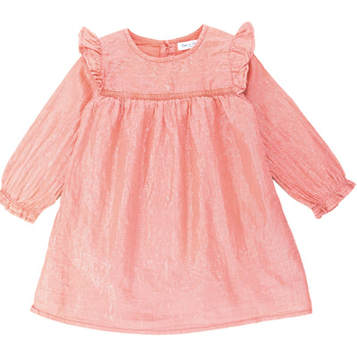 Robe à manches longues de seconde main en coton pour bébé fille de 24 mois - Vue 1