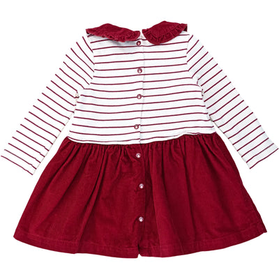 Robe à manches longues de seconde main en velours pour bébé fille de 24 mois - Vue 2
