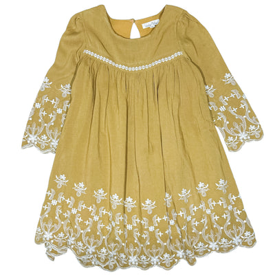 Robe à manches longues de seconde main en coton pour enfant fille de 3 ans - Vue 1