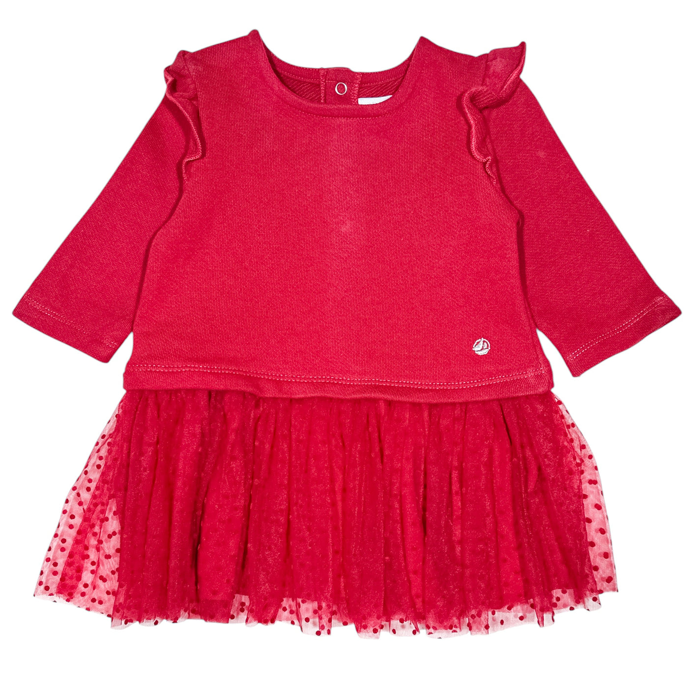 Robe à manches longues de seconde main en coton pour bébé fille de 3 mois - Vue 1