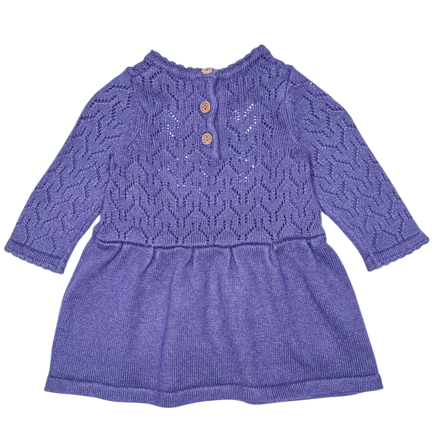 Robe à manches longues de seconde main en coton pour bébé fille de 3 mois - Vue 2