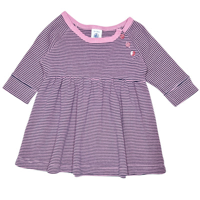 Robe à manches longues de seconde main en coton pour bébé fille de 3 mois - Vue 1