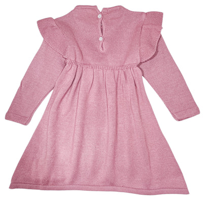 Robe à manches longues de seconde main en acrylique pour enfant fille de 4 ans - Vue 1