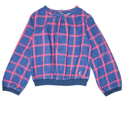 Blouse à manches longues de seconde main en coton pour enfant fille de 4 ans - Vue 1