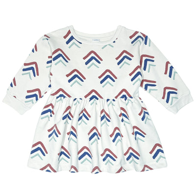 Robe à manches longues de seconde main en coton pour enfant fille de 4 ans - Vue 1