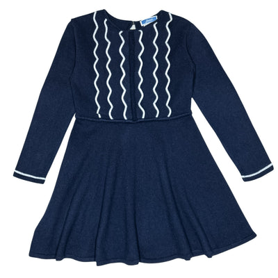 Robe à manches longues de seconde main en laine et coton pour enfant fille de 4 ans - Vue 1