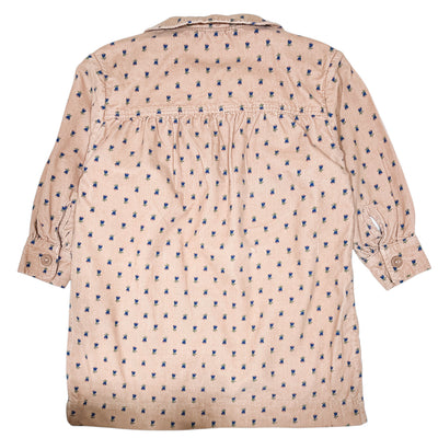 Robe à manches longues de seconde main en velours pour enfant fille de 4 ans - Vue 2