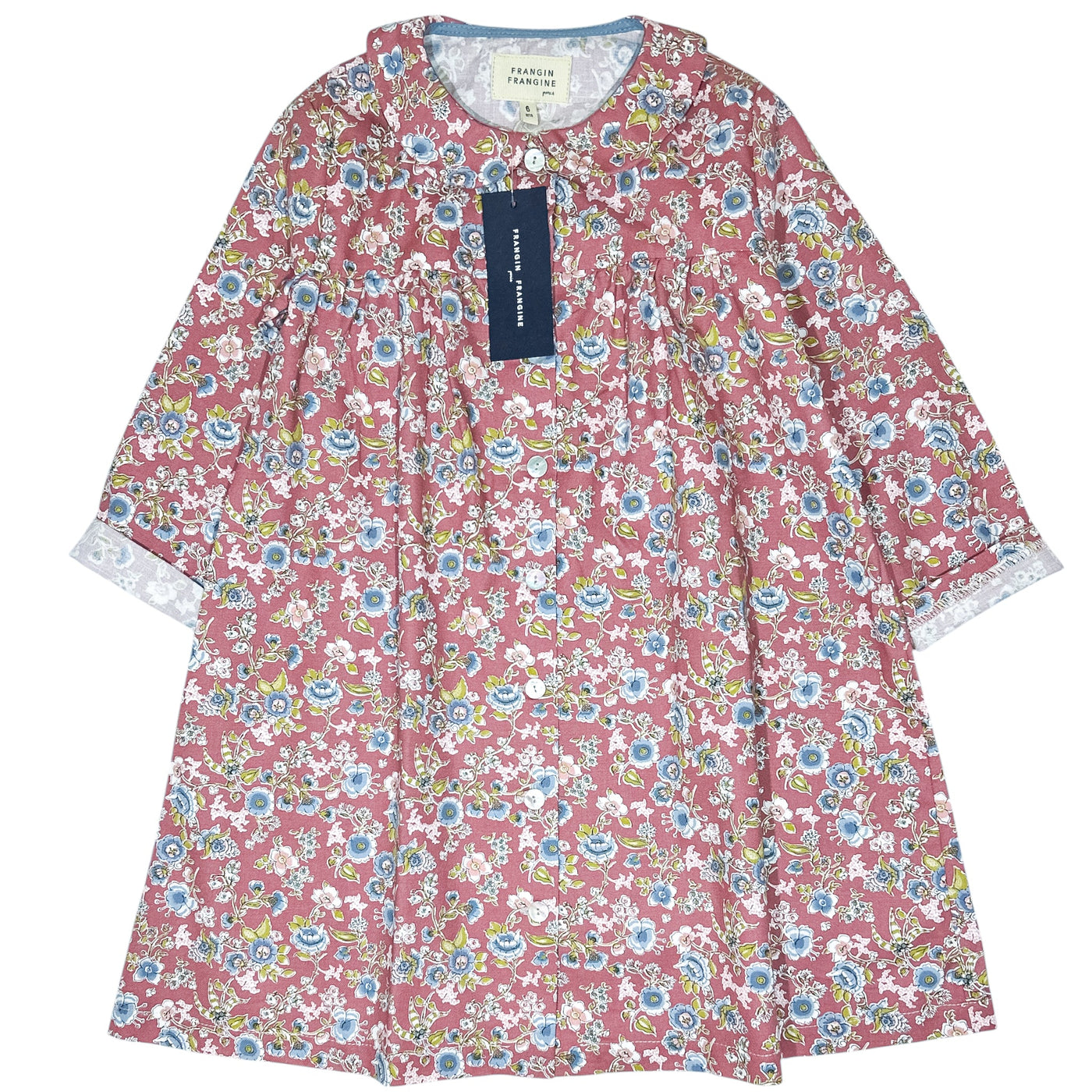 Robe à manches longues de seconde main en coton pour enfant fille de 6 ans - Vue 1