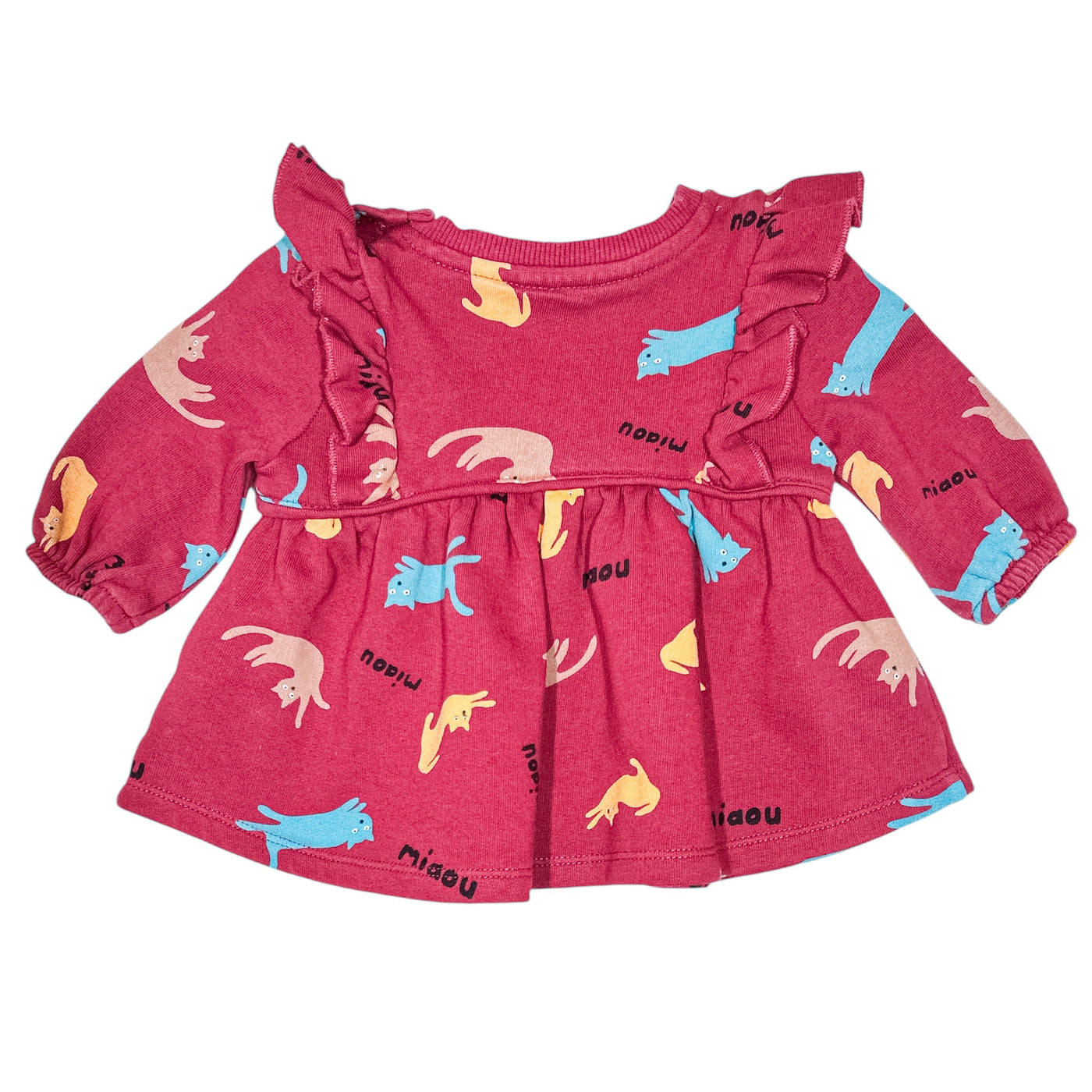 Robe à manches longues de seconde main en coton pour bébé fille de 6 mois - Vue 2