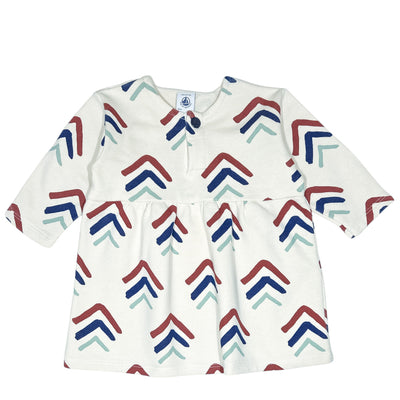 Robe à manches longues de seconde main en coton pour bébé fille de 6 mois - Vue 1