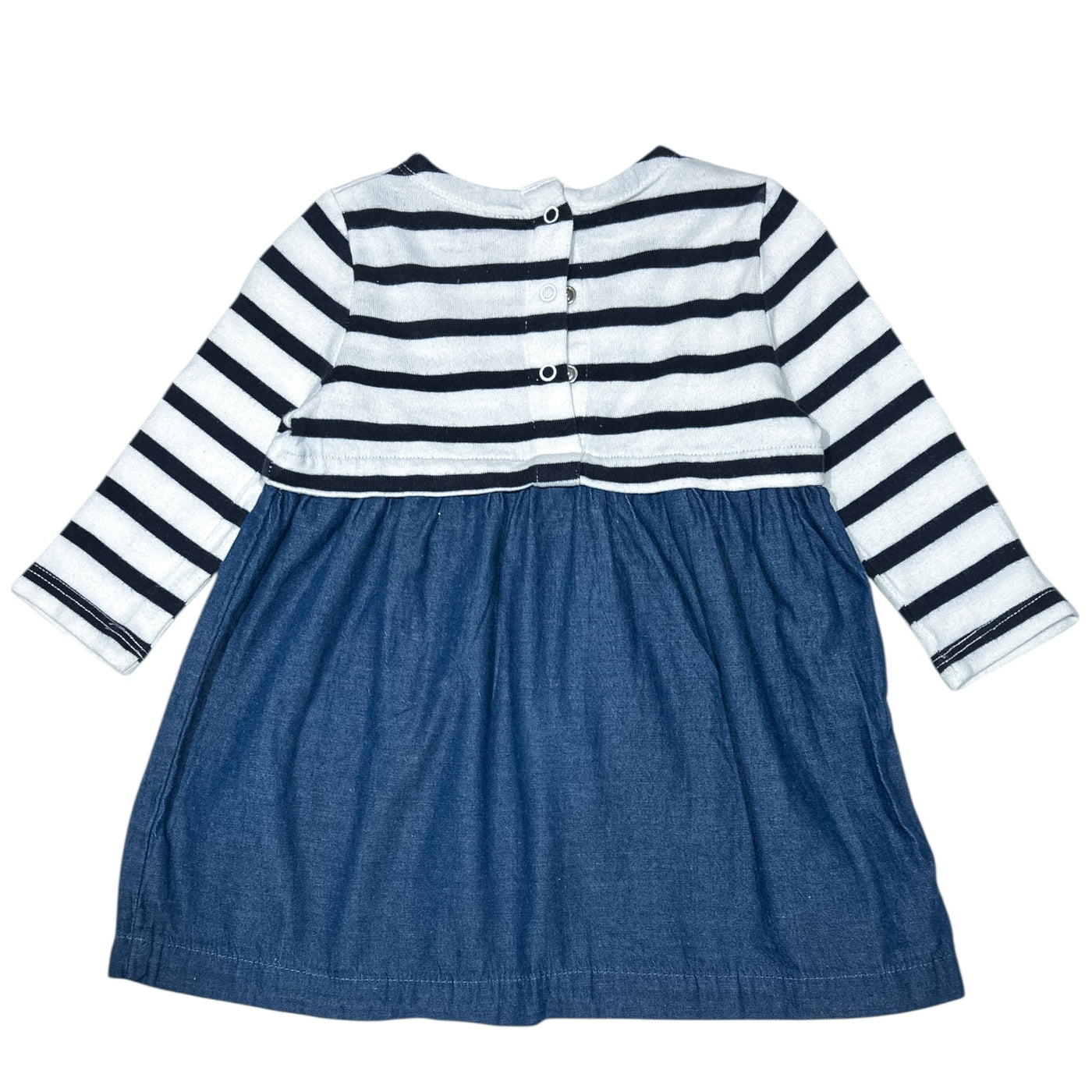 Robe à manches longues de seconde main en coton bio pour bébé fille de 6 mois - Vue 2