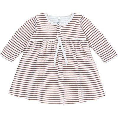 Robe à manches longues de seconde main en coton bio pour bébé fille de 6 mois - Vue 1