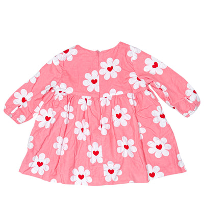 Robe à manches longues 6 mois en velours