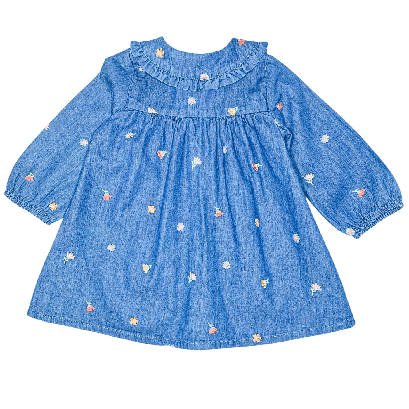 Robe à manches longues de seconde main en coton pour bébé fille de 9 mois - Vue 2