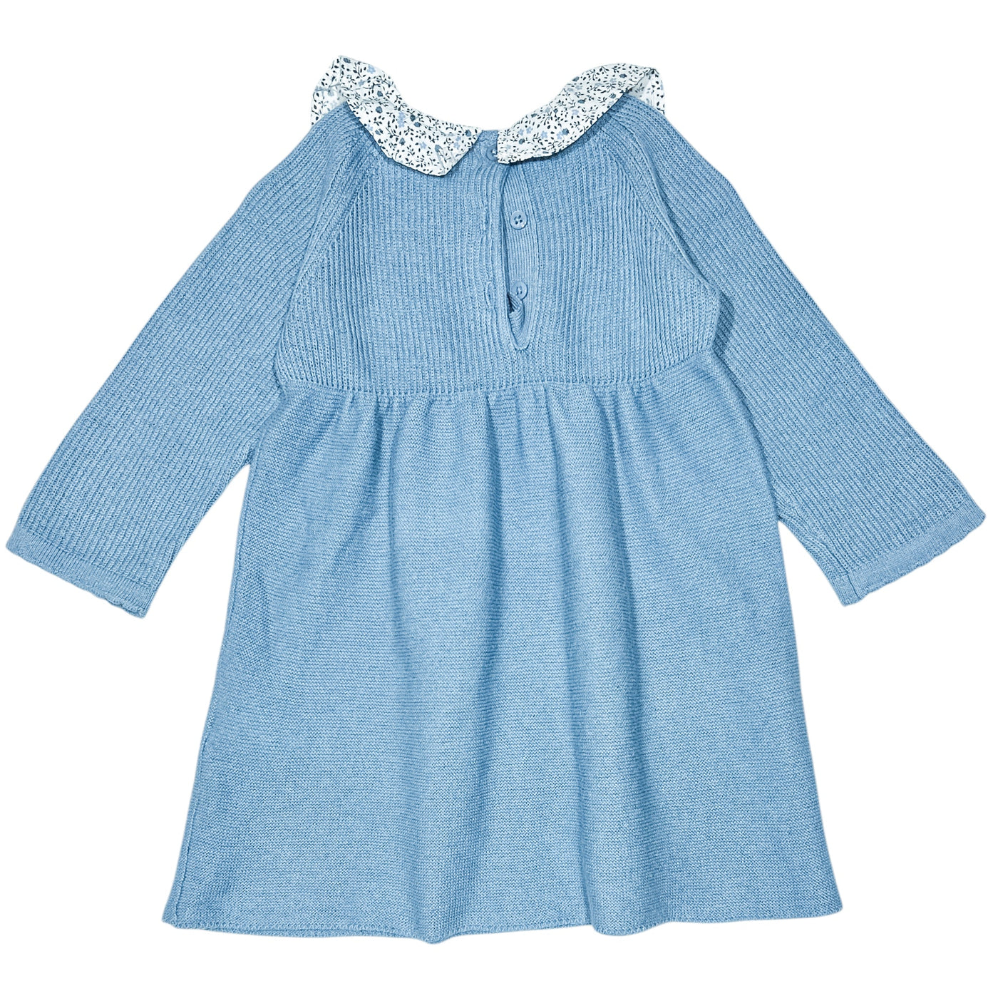 Robe à manches longues de seconde main en coton et laine pour bébé fille de 9 mois - Vue 2