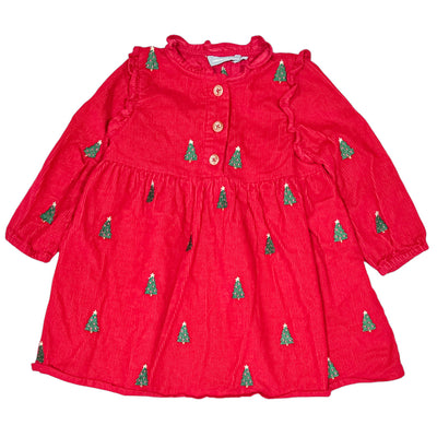 Robe à manches longues de seconde main en velours pour bébé fille de 9 mois - Vue 1