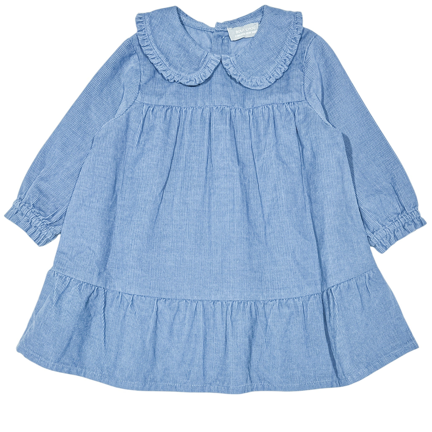 Robe à manches longues de seconde main en velours pour bébé fille de 9 mois - Vue 1