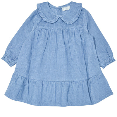 Robe à manches longues de seconde main en velours pour bébé fille de 9 mois - Vue 1