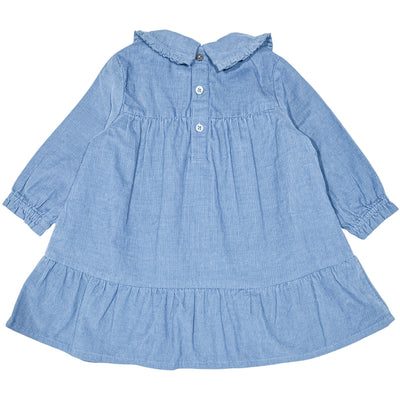 Robe à manches longues de seconde main en velours pour bébé fille de 9 mois - Vue 2