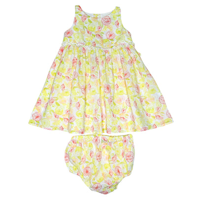 Robe avec bloomer de seconde main en coton pour bébé fille de 18 mois - Vue 1