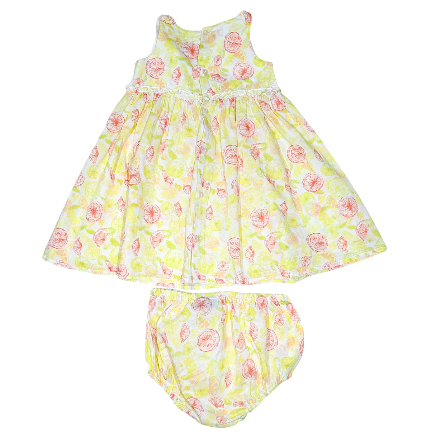 Robe avec bloomer de seconde main en coton pour bébé fille de 18 mois - Vue 2