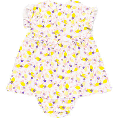 Robe avec bloomer de seconde main en coton bio pour bébé fille de 3 mois - Vue 2