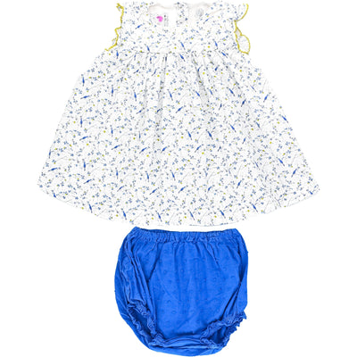 Robe avec bloomer de seconde main en coton pour bébé fille de 6 mois - Vue 1