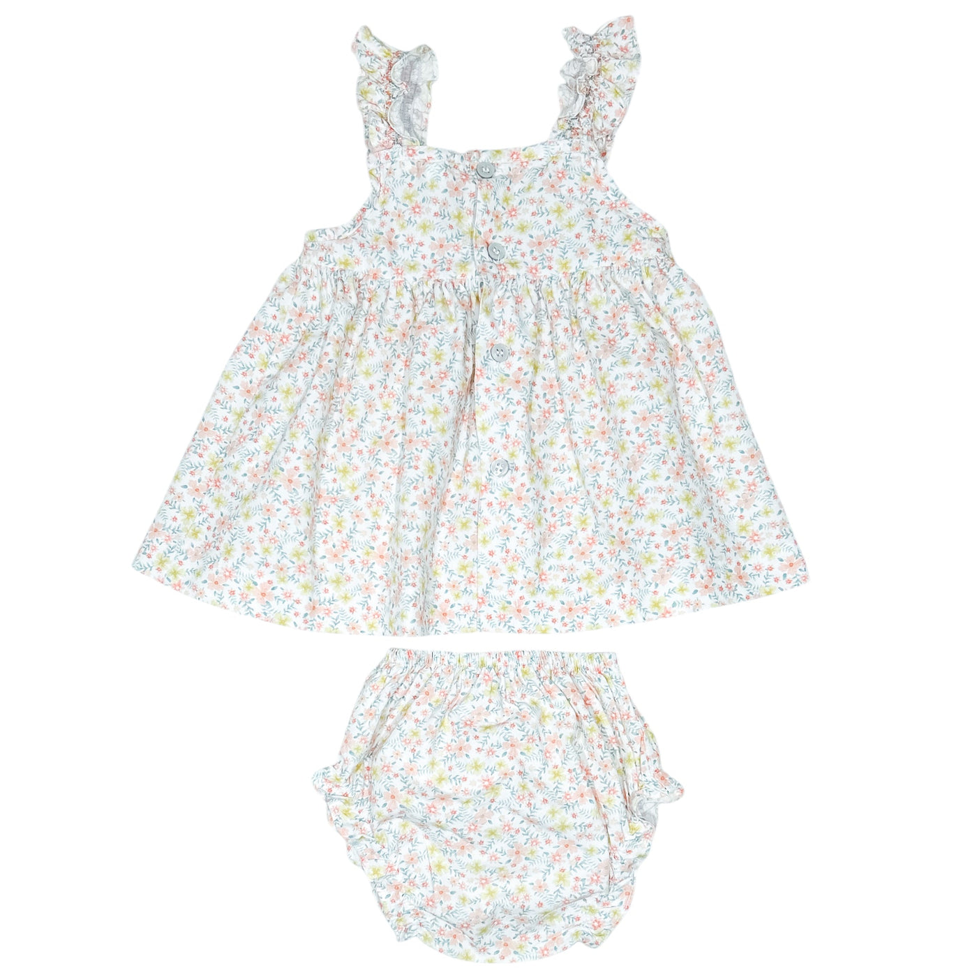 Robe avec bloomer de seconde main en coton pour bébé fille de 6 mois - Vue 2