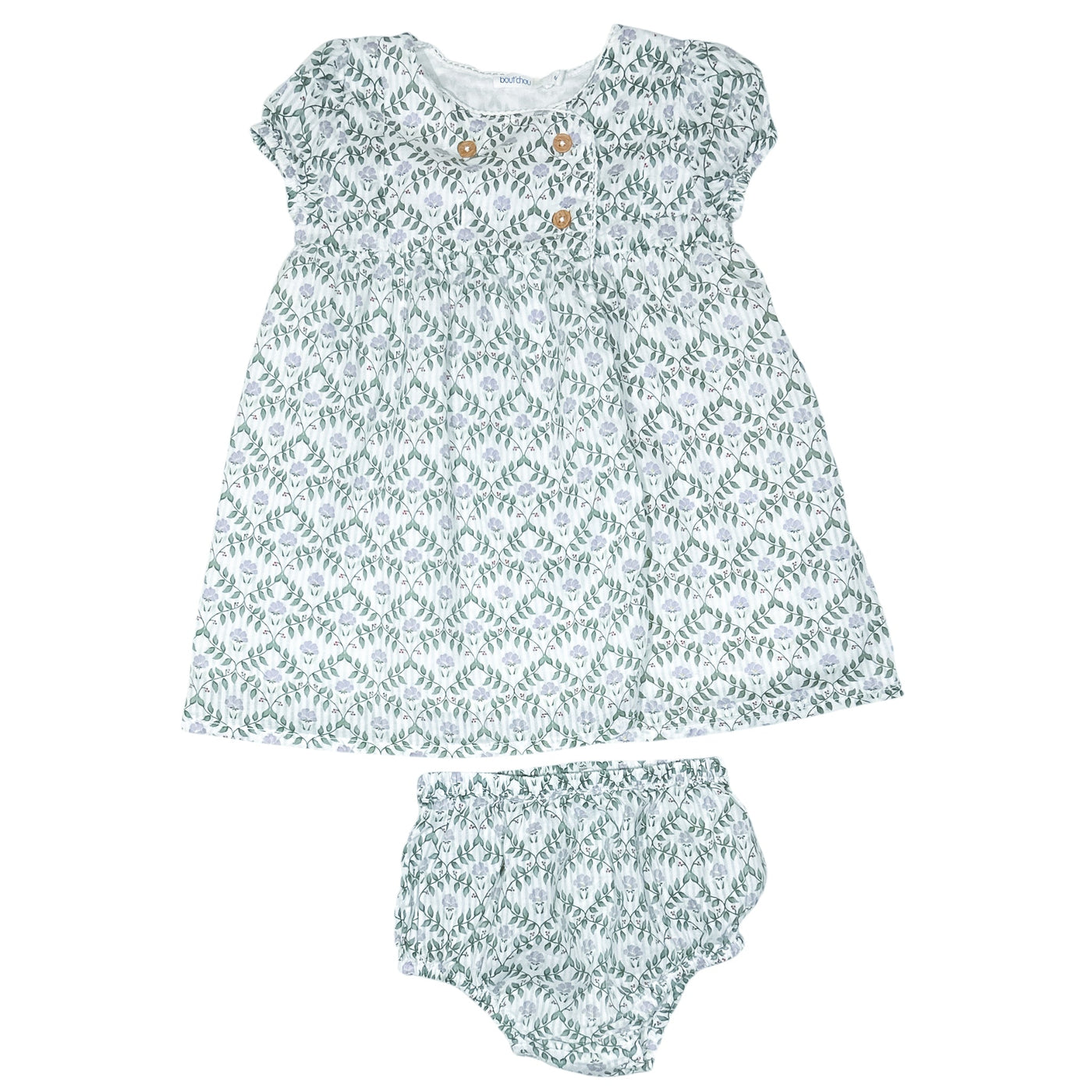 Robe avec bloomer de seconde main en coton pour bébé fille de 6 mois - Vue 1