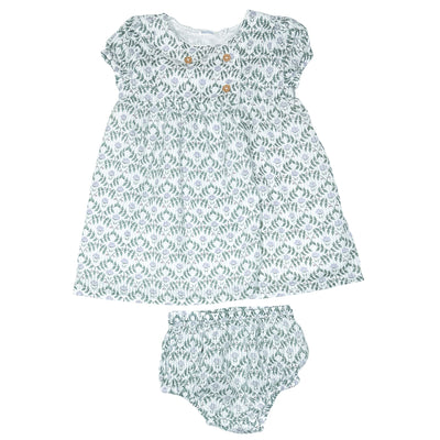Robe avec bloomer de seconde main en coton pour bébé fille de 6 mois - Vue 1