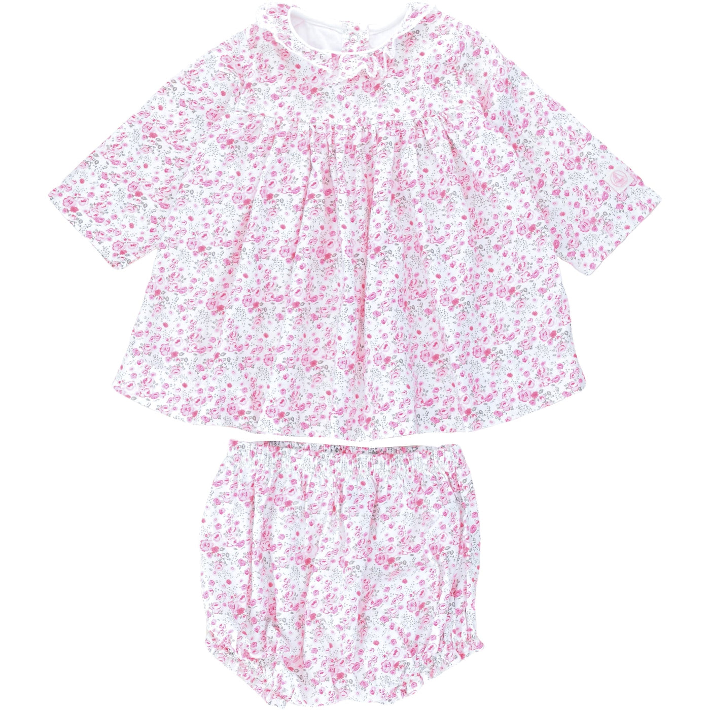 Robe avec bloomer de seconde main en coton pour bébé fille de 6 mois - Vue 1