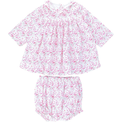 Robe avec bloomer de seconde main en coton pour bébé fille de 6 mois - Vue 1