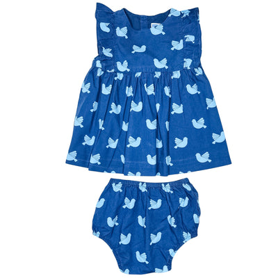 Robe avec bloomer de seconde main en coton pour bébé fille de 6 mois - Vue 1