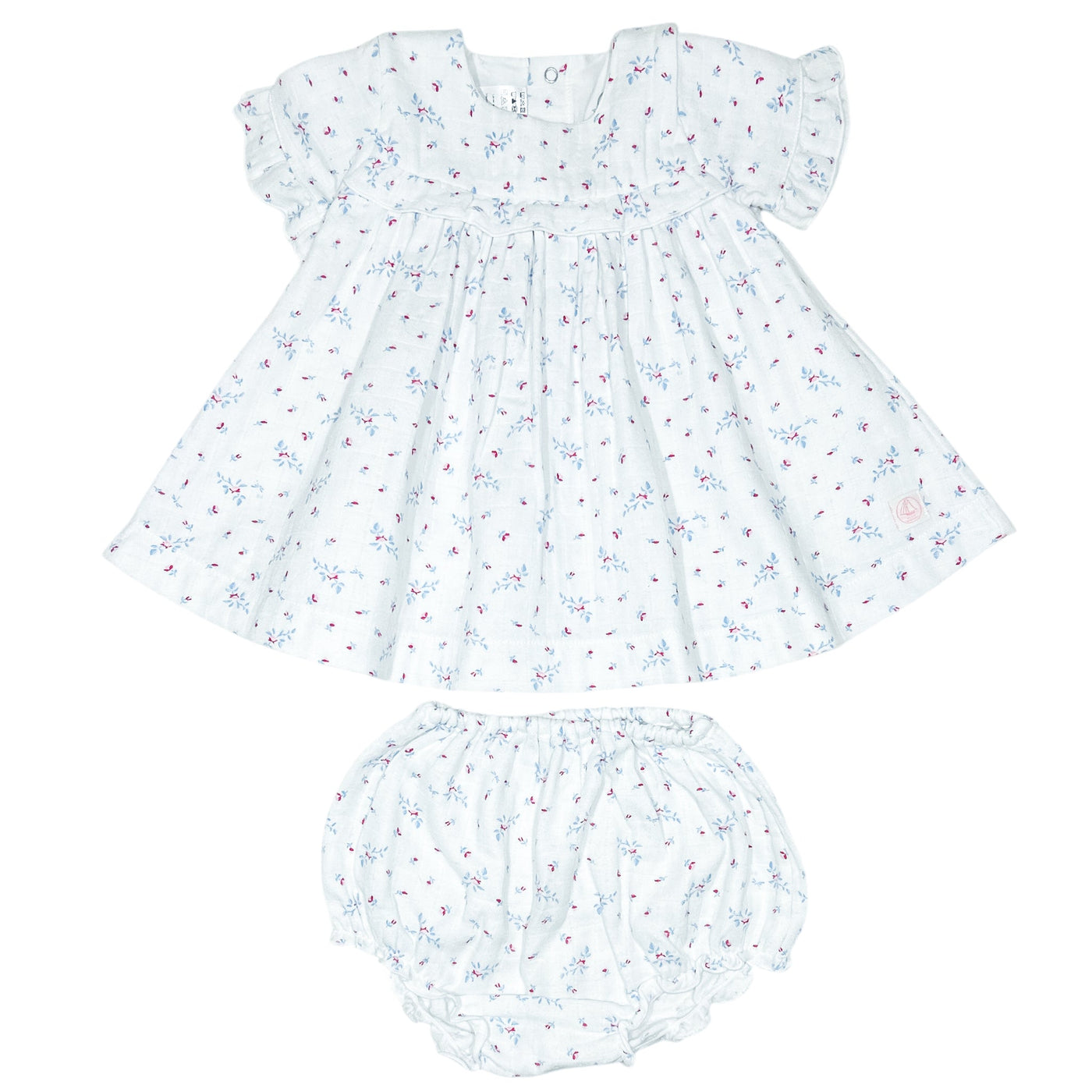 Robe avec bloomer de seconde main en coton pour bébé fille de 6 mois - Vue 1