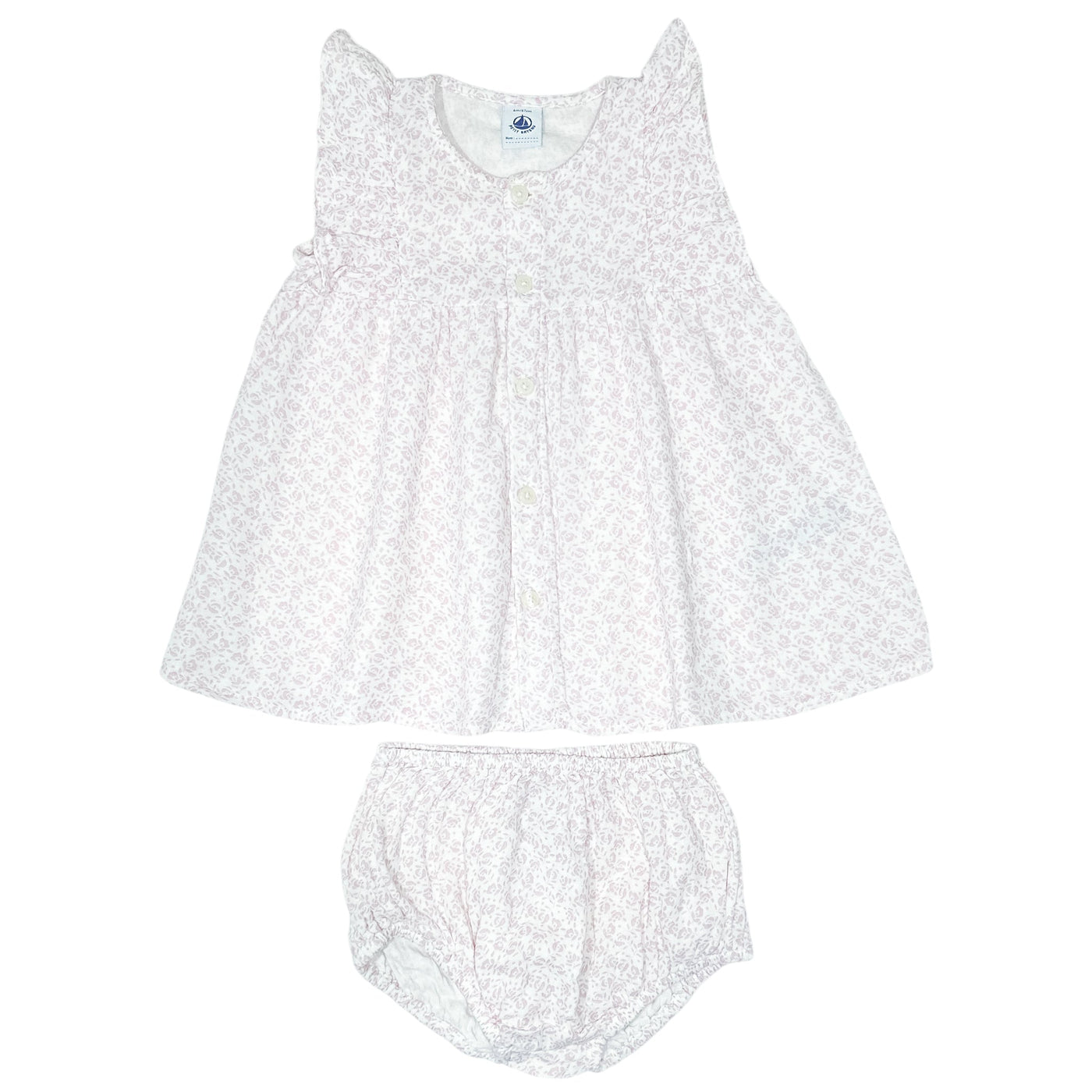 Robe avec bloomer de seconde main en coton pour bébé fille de 6 mois - Vue 1