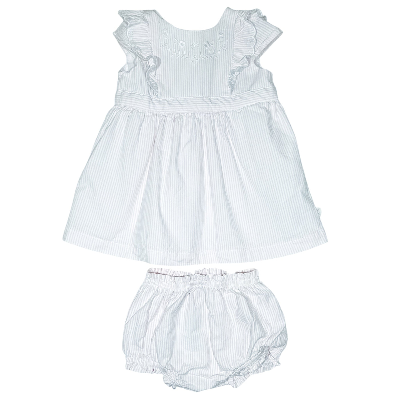 Robe avec bloomer de seconde main en coton pour bébé fille de 9 mois - Vue 1