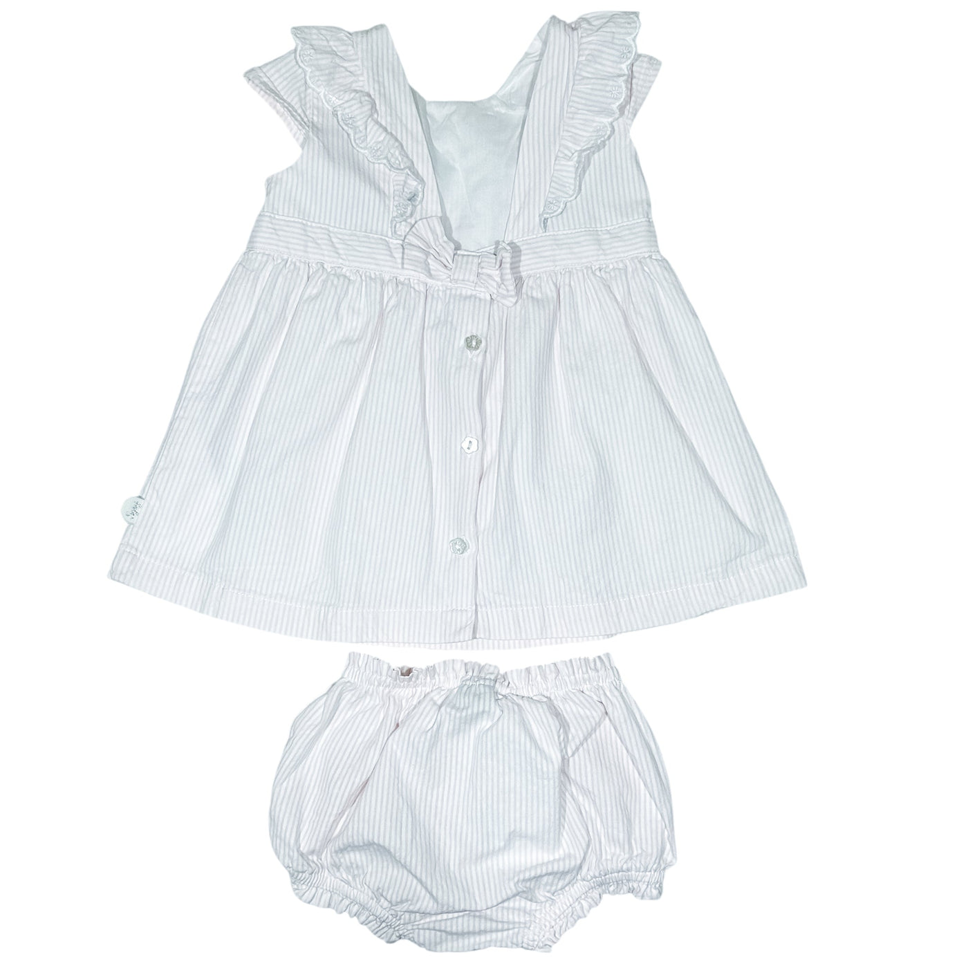 Robe avec bloomer de seconde main en coton pour bébé fille de 9 mois - Vue 2