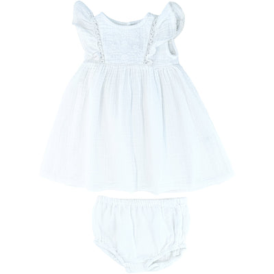 Robe avec bloomer de seconde main en coton pour bébé fille de 9 mois - Vue 1