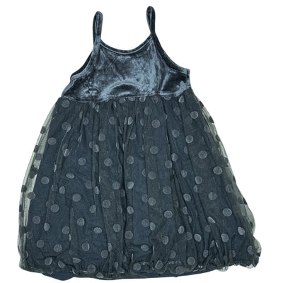 Robe de cérémonie de seconde main en velours pour enfant fille de 3 ans - Vue 3