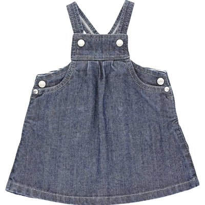 Robe salopette de seconde main en jean pour bébé fille de 3 mois - Vue 1