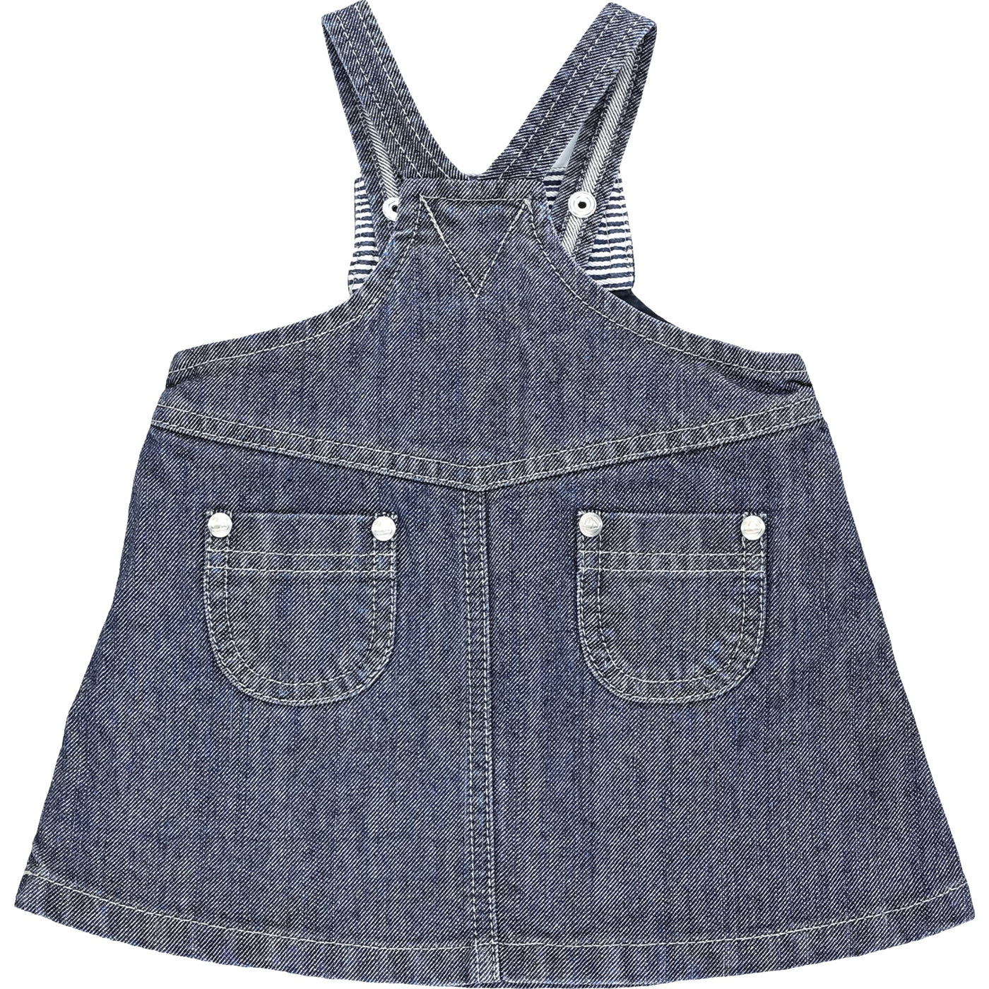 Robe salopette de seconde main en jean pour bébé fille de 3 mois - Vue 2